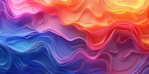 Obraz premium Abstract Colorful Geometric Waves Background Design