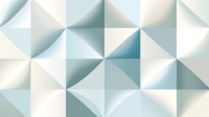 Fototapeta premium Blue and white background featuring a grid of squares and rectangles in various shades of blue and white