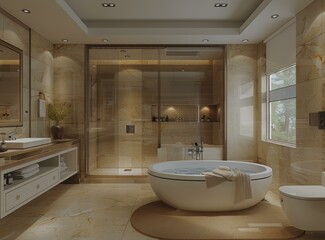Luxury Modern Bathroom Design Interior