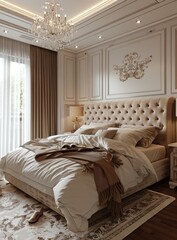 Luxury Bedroom Interior Design Illustration
