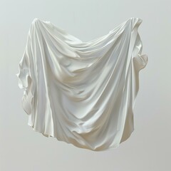 White cloth sculpture