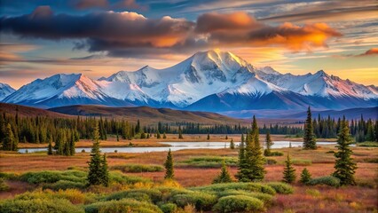 Denali's Morning Tundra