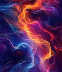 Fototapeta premium Abstract Colorful Flowing Lines