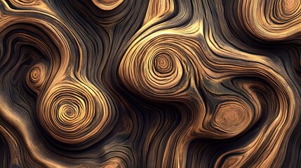 A seamless pattern with a wood grain texture, the colors and patterns merge into each other in an elegant dance of natural beauty