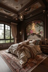 Elegant Antique Bedroom Interior Design