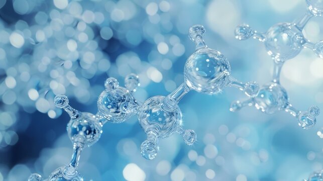 Molecular structure of water