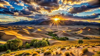Sunrise over Great Sand Dunes