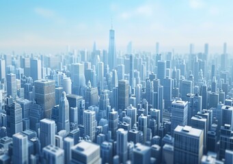 Digital Cityscape Illustration