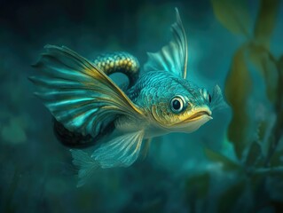 Fototapeta premium fish in aquarium