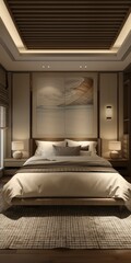 Modern Asian Bedroom Interior Design