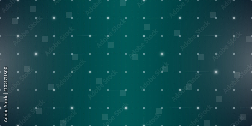 Leinwandbilder hud interface grid. dot array and matrix symbols. creating futuristic operating system ui background