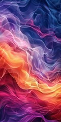 Fototapeta premium Abstract Colorful Flowing Lines Background