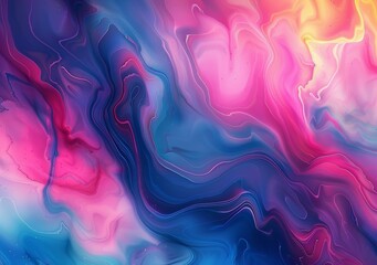 Fototapeta premium Abstract Colorful Liquid Painting