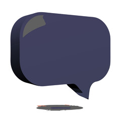Naklejka premium chat bubble icon