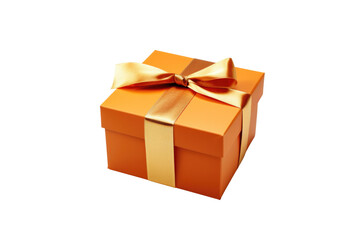 Festive Gift Box with Golden Bow: A Perfect Present for Any Occasion.
