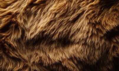 Fototapeta premium A close up of a bear's fur with a lot of texture