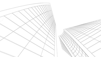 Architecture building. Design background 