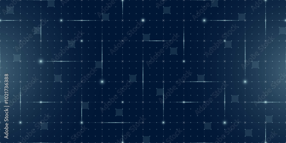  vr hud futuristic cross shaped grid interface. seamless intersecting lines head up display pattern. 