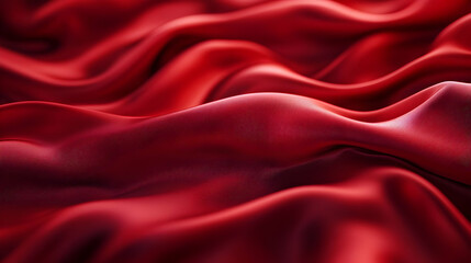 Obraz premium Red Satin Abstract Background Illustration