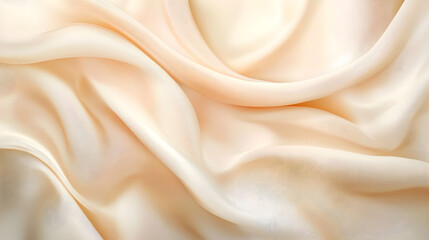 Fototapeta premium A fine silk texture background with subtle sheen and flowing drape, illustration