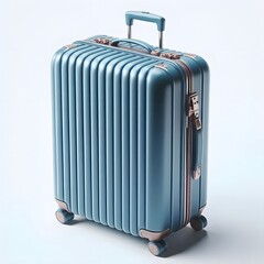 Travel suitcase, Isolated on a white background, vacation travel time concept