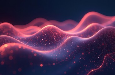 Obraz premium Multicolored abstract 3d background. Technology futuristic background. Trendy colors.