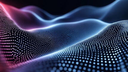 Dotted lines and patterns representing reserved art, light perception. 