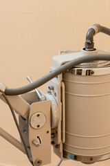 Vintage Industrial Equipment with Elegant Design Features