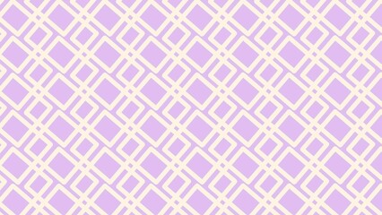 Geometric Beige and Purple Lattice Pattern