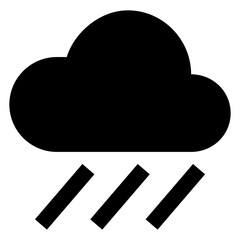 rainy solid icon