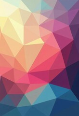 Obraz premium A colorful abstract background with a triangle in the middle