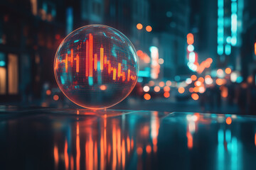 Financial Future Cityscape 