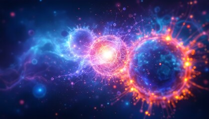 Obraz premium Medical technlogy background photo