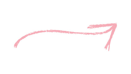  chalk arrow crayon pencil isolated on a transparent background EPS 10