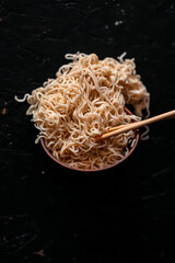 noodles with chopsticks