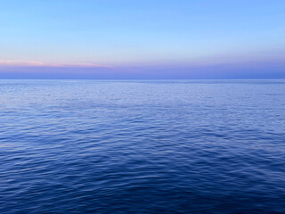Obraz premium Blue calm sea at morning
