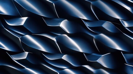 Fototapeta premium Cobalt blue abstract ink pattern for artistic design and digital media