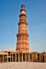 Qutub Minar in Delhi, India
