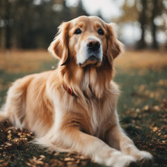 Fototapeta premium Golden Retriever Dog 
