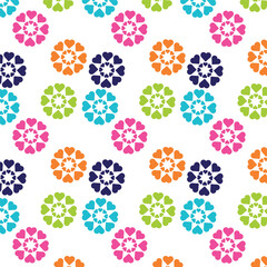 Colorful Heart Pattern Logo for Love-Themed Designs, Geometric Heart Pattern Logo for Modern Branding