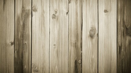 Naklejka premium A textured wooden wall featuring vertical planks with natural grain patterns.