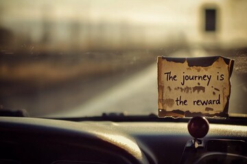 Obraz premium A torn piece of paper with the quote 
