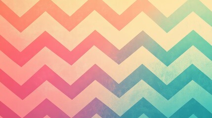 A colorful zigzag pattern featuring gradient hues of pink, blue, and yellow. Ideal for backgrounds and designs.