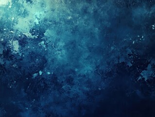 Fototapeta premium a dark, grainy background features glowing blue abstract textures, creating an intriguing visual effect suitable for a modern banner or artistic poster with ample copy space