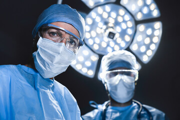 Surgeons in hospital operation theater.