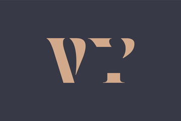 Abstract letter VY logo. This logo icon incorporate with abstract shape in the creative way. 