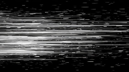 Abstract grayscale image with horizontal lines, suggesting motion or speed.