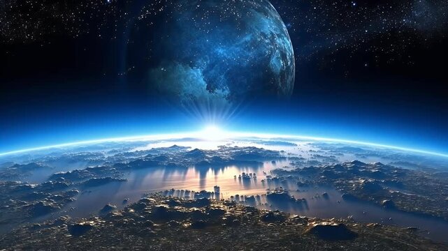 Sunrise on a Distant Planet