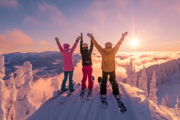 Embrace the magical winter season by vacationing in the mountains, with activities like skiing, relaxation, and enjoying stunning views. Find adventure, fun, and tranquility in the snowy landscape