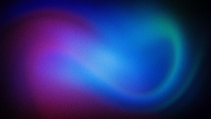 A vibrant abstract gradient featuring bold transitions of blue, purple, and green with a grainy texture. Ideal for sleek backgrounds, modern wallpapers, and creative banners